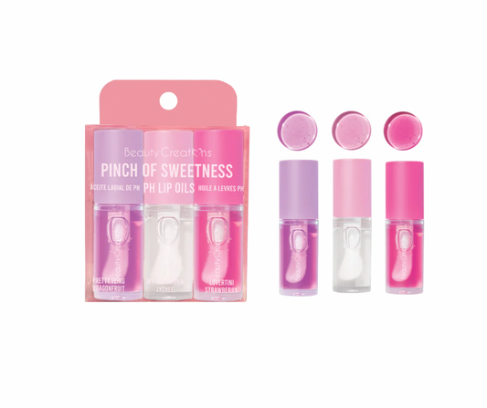 Beauty Creations SET TRIO DE ACEITE DE LABIOS PH