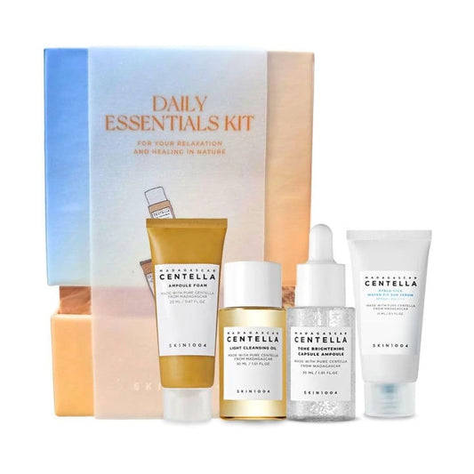 SKIN1004 – Madagascar Centella Daily Essentials Kit
(Set de esenciales diarios para el cuidado de la piel)