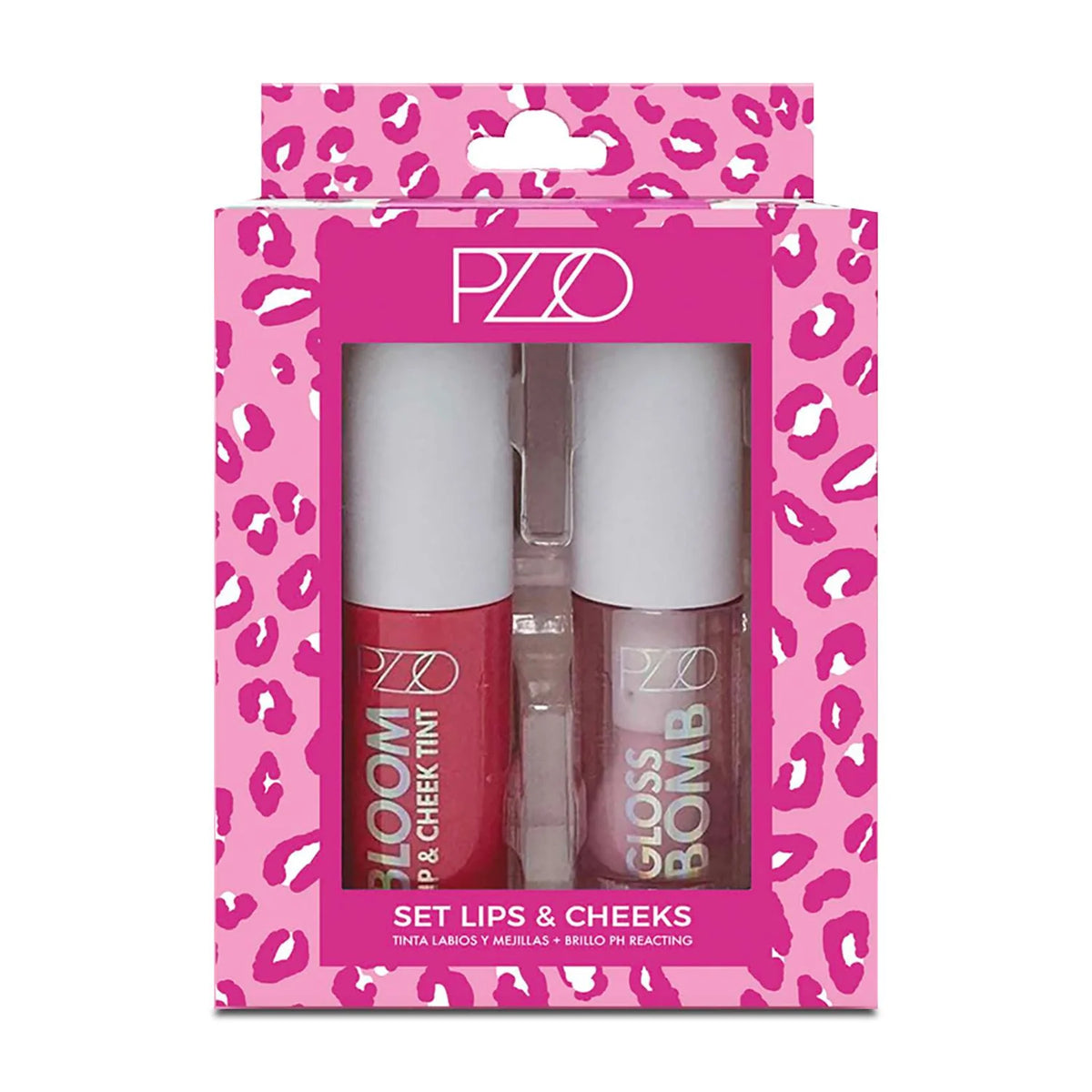 PZZO Set Lips & Cheeks – Tinta de Labios y Mejillas + Brillo pH Reacting 💕