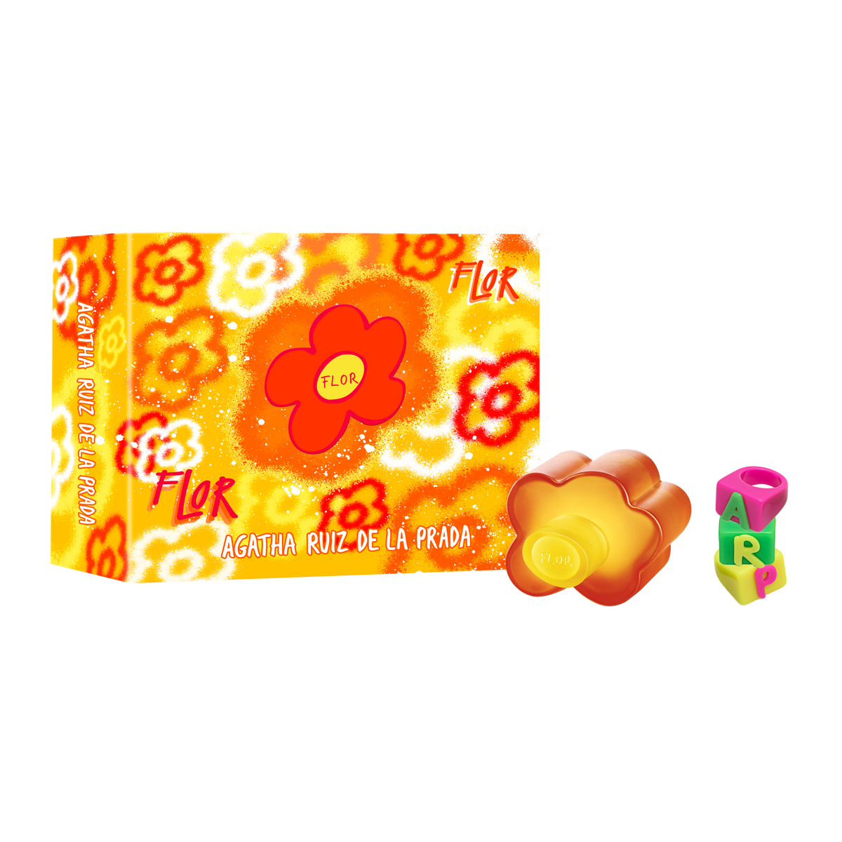 Agatha Ruiz de la Prada Flor – Estuche 50 ml + Pack de 3 Anillos