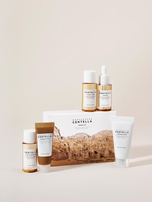 SKIN1004 – Madagascar Centella Travel Kit
(Set de viaje con 5 productos)