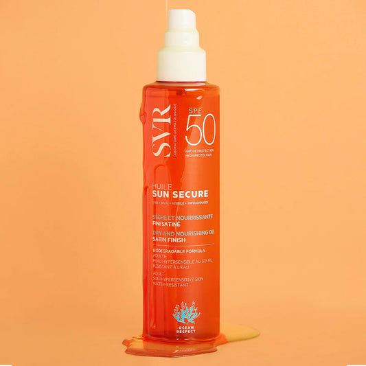 SVR Sun Secure Huile SPF50 – Aceite seco con protección solar
