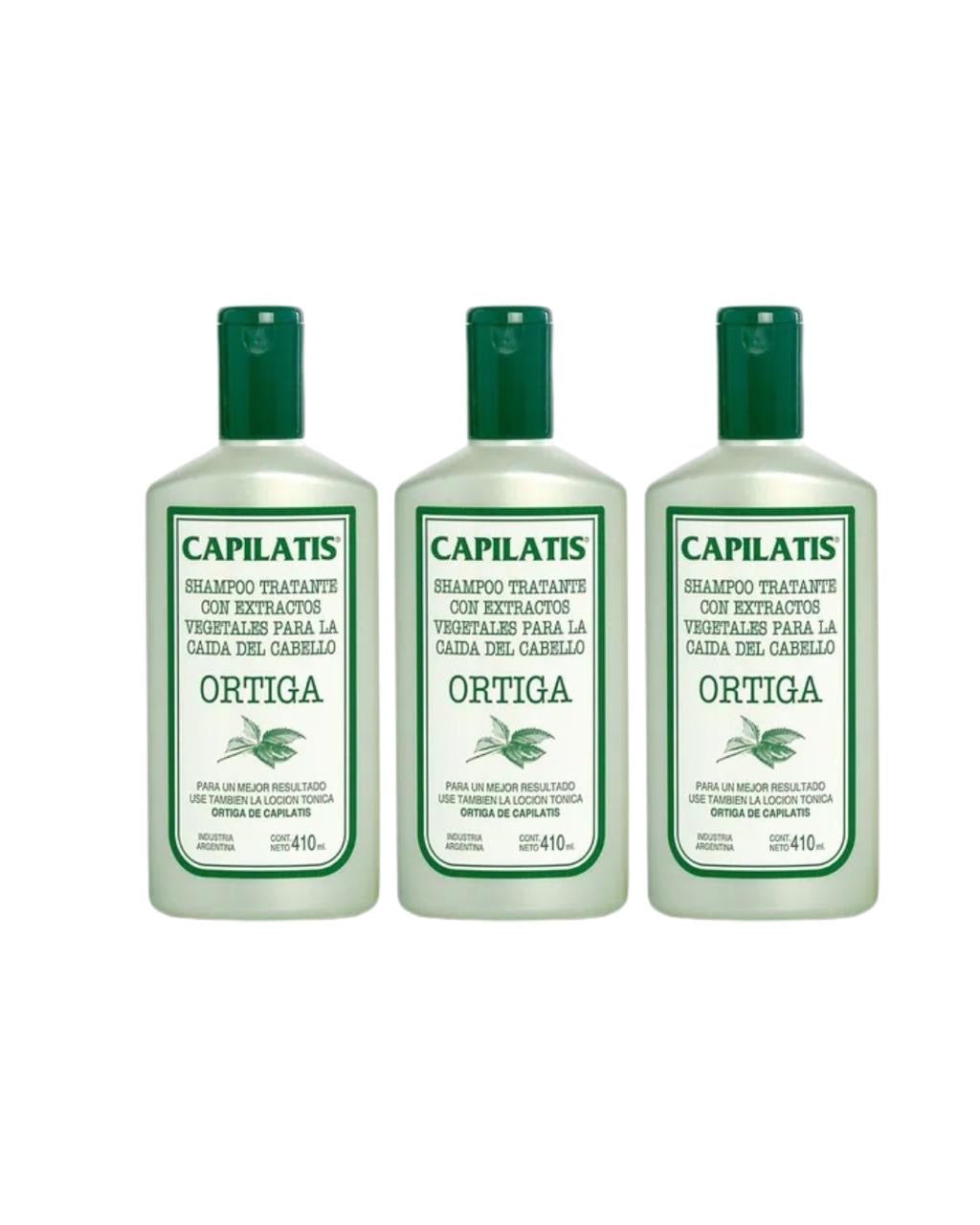 KIT 3X Capilatis anti caída 410ml c/u