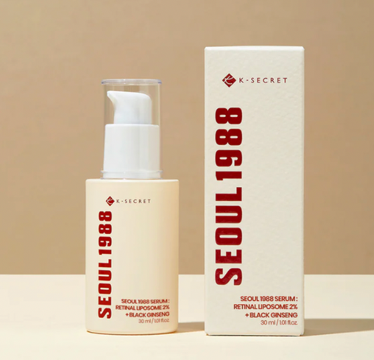 K-SECRET – SEOUL 1988 Retinal Liposome 2% + Black Ginseng Serum 30ML