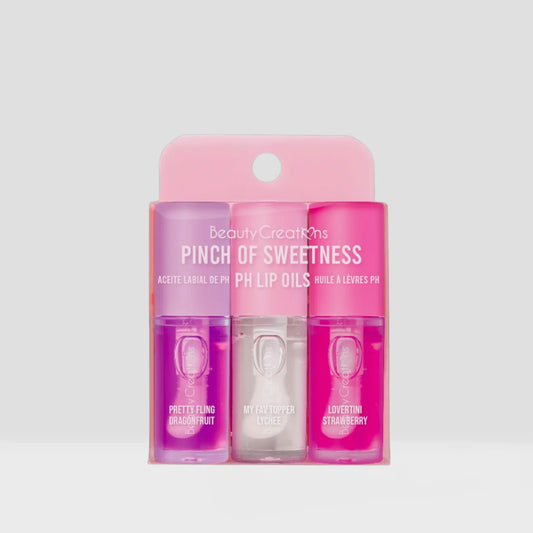 Beauty Creations SET TRIO DE ACEITE DE LABIOS PH
