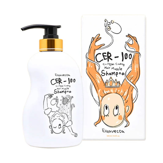 Elizavecca – CER-100 Collagen Coating Hair A+ Muscle Shampoo (500 ml)