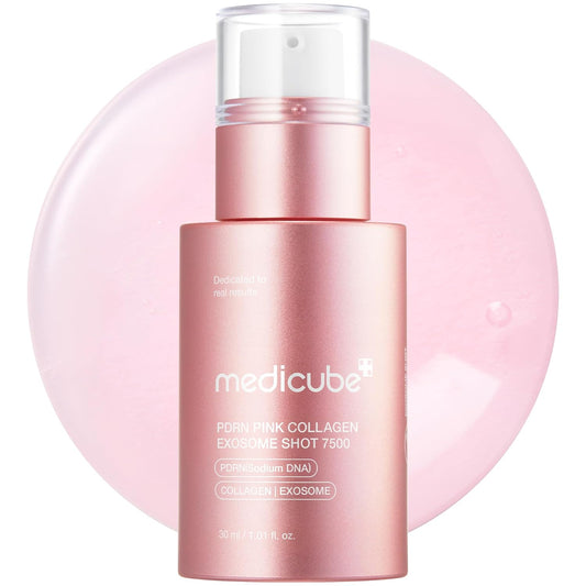 Medicube Pdrn Pink Collagen Exosome Shot Ampoule 7500 – Sérum Con Espículas 30 Ml